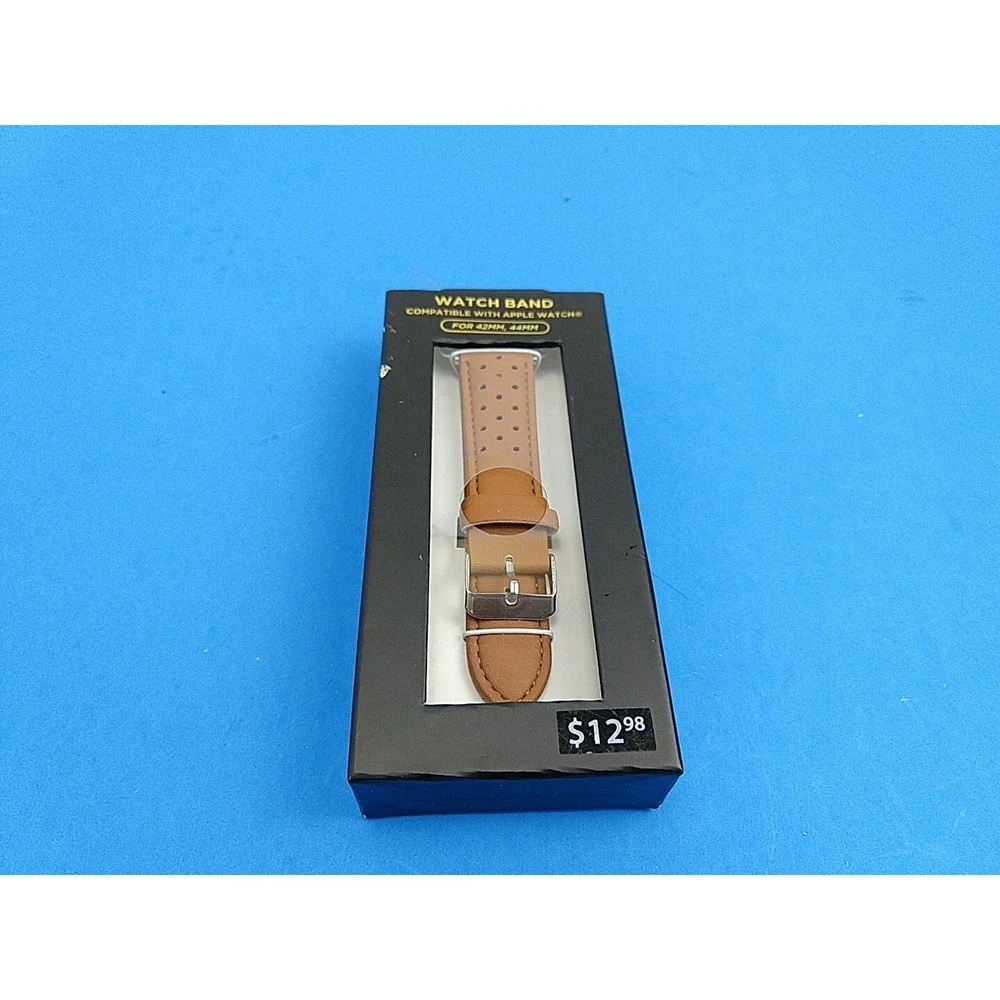 Brown Watch Band For Apple Watch 42mm 44mm